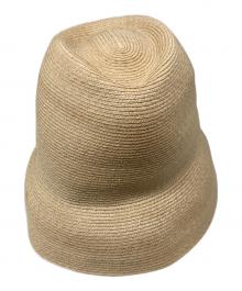 Mame Kurogouchi×kijima takayuki（マメクロゴウチ×キジマタカユキ）の古着「BLADE TOP CROWN CLOCHE HAT」｜ベージュ