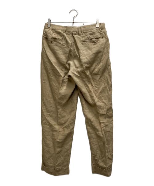 POLO RALPH LAUREN（ポロ・ラルフローレン）POLO RALPH LAUREN (ポロ・ラルフローレン) リネン2Bセットアップ ベージュ サイズ: 42R/W36の古着・服飾アイテム