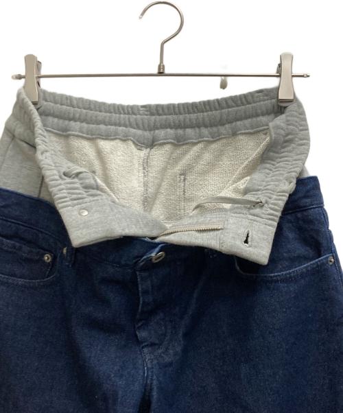 soduk（スドーク）soduk (スドーク) easy layered denim trousers インディゴ サイズ:Sの古着・服飾アイテム