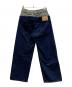 soduk (スドーク) easy layered denim trousers インディゴ サイズ:S：12000円