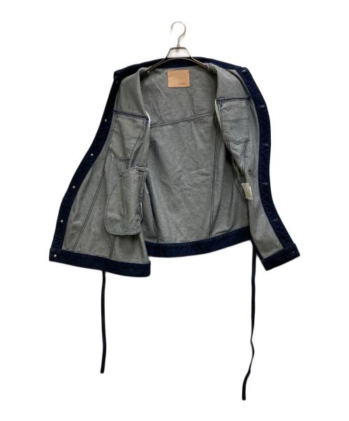 soduk（スドーク）soduk (スドーク) wave denim vest インディゴ サイズ:FREEの古着・服飾アイテム