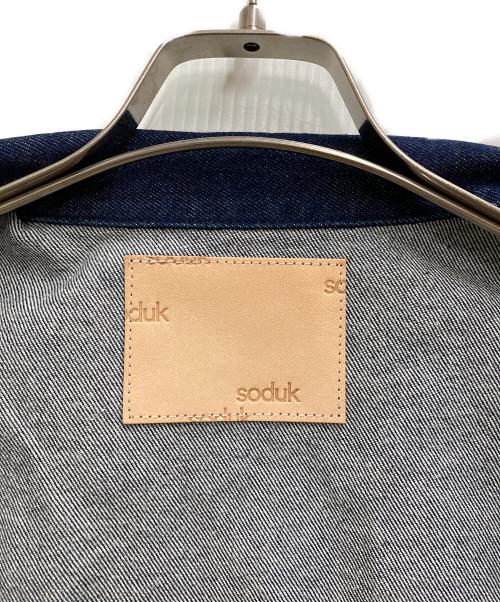 soduk（スドーク）soduk (スドーク) wave denim vest インディゴ サイズ:FREEの古着・服飾アイテム