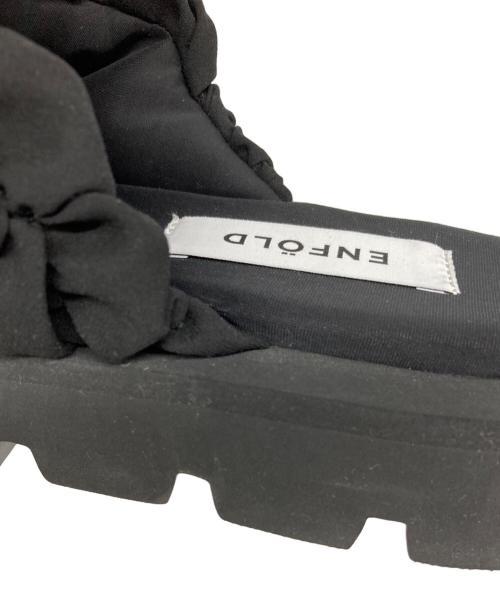 ENFOLD（エンフォルド）ENFOLD (エンフォルド) WAVE SANDAL ブラック サイズ:38の古着・服飾アイテム