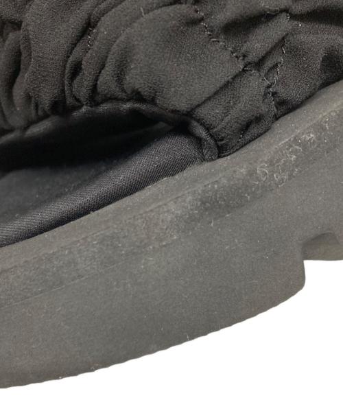 ENFOLD（エンフォルド）ENFOLD (エンフォルド) WAVE SANDAL ブラック サイズ:38の古着・服飾アイテム