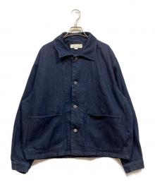 EVISTUB J（EVISTUB J）の古着「デニムカバーオール」｜インディゴ