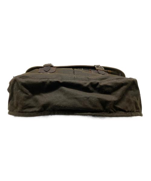 Barbour（バブアー）Barbour (バブアー) ショルダーバッグ WAX LEATHER TARRAS ブラウン×カーキの古着・服飾アイテム