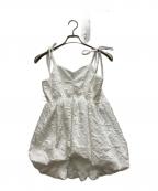 POPPYポピー）の古着「バルーンキャミチュニック」｜ホワイト