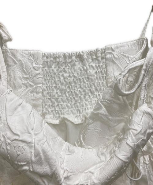 POPPY（ポピー）POPPY (ポピー) バルーンキャミチュニック ホワイト サイズ:freeの古着・服飾アイテム