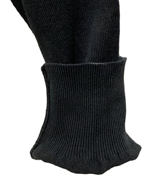 Maison Margiela（メゾンマルジェラ）Maison Margiela (メゾンマルジェラ) コットンレーヨンVネックニット ブラック サイズ:Ⅿの古着・服飾アイテム