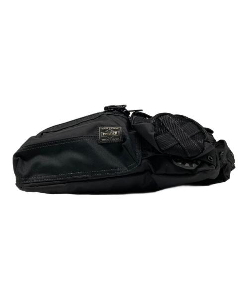 PORTER（ポーター）PORTER (ポーター) WAIST BAG WITH POUCHES ブラックの古着・服飾アイテム