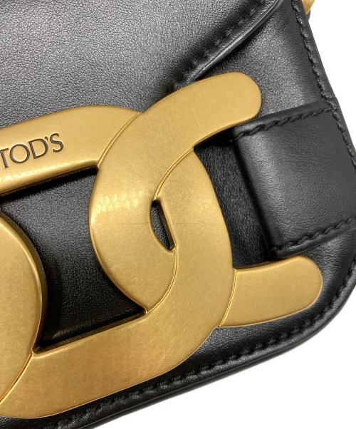 TOD'S（トッズ）TOD'S (トッズ) ケイト クロスボディバッグ ブラックの古着・服飾アイテム