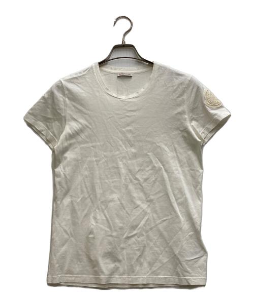 MONCLER（モンクレール）MONCLER (モンクレール) T-SHIRT GIROCOLLO ホワイト サイズ:Ⅿの古着・服飾アイテム