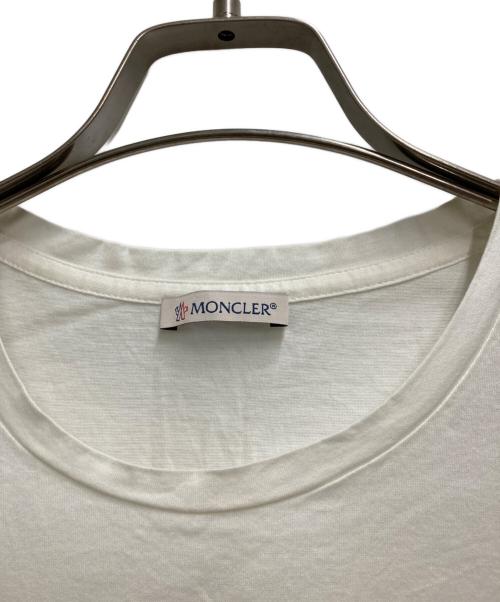 MONCLER（モンクレール）MONCLER (モンクレール) T-SHIRT GIROCOLLO ホワイト サイズ:Ⅿの古着・服飾アイテム