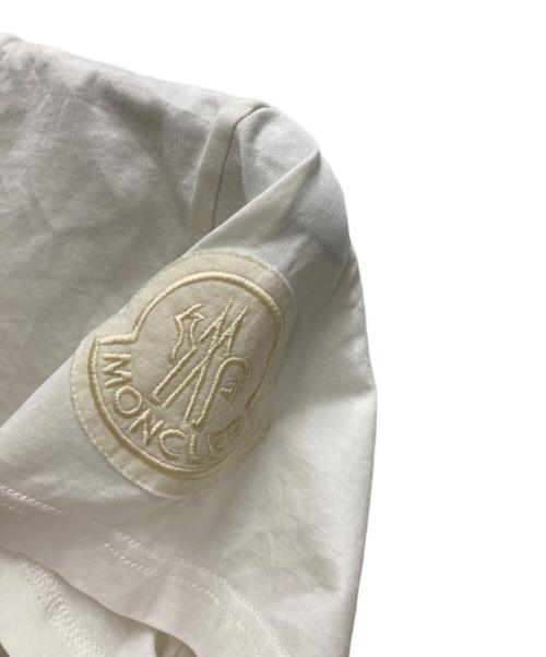 MONCLER（モンクレール）MONCLER (モンクレール) T-SHIRT GIROCOLLO ホワイト サイズ:Ⅿの古着・服飾アイテム