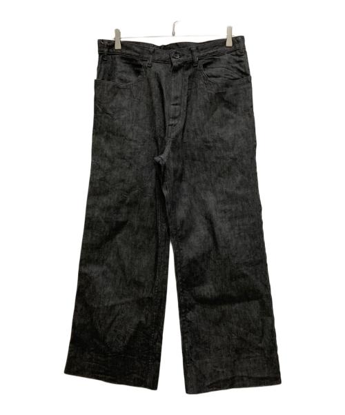 la favola（ラ ファーヴォラ）LA FAVOLA (ラ ファーヴォラ) バギーパンツ ブラック サイズ:3の古着・服飾アイテム