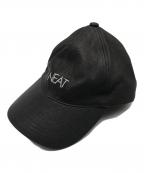 NEATニート）の古着「レザーキャップ」｜ブラック