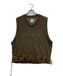 Sise（シセ）の古着「VEST KNIT」｜ブラウン