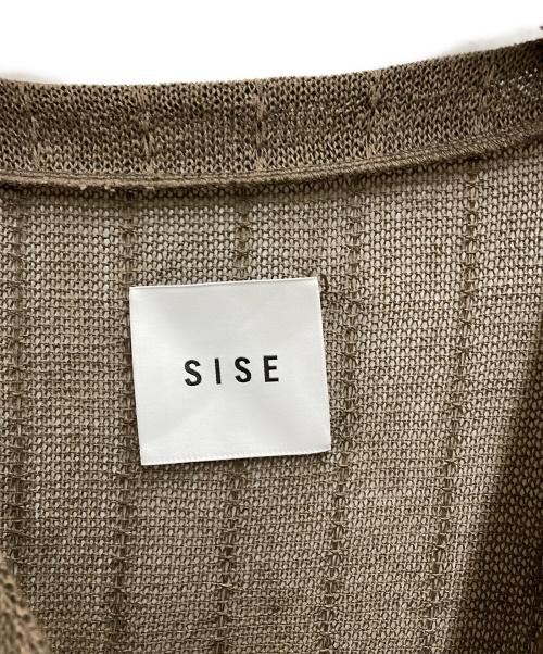 Sise（シセ）Sise (シセ) VEST KNIT ブラウン サイズ:不明の古着・服飾アイテム