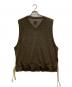 Sise (シセ) VEST KNIT ブラウン サイズ:不明：4000円