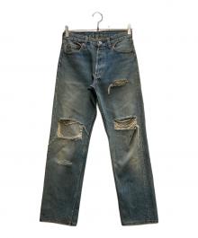 LEVI'S（リーバイス）の古着「80s 501ダメージデニムパンツ」｜インディゴ