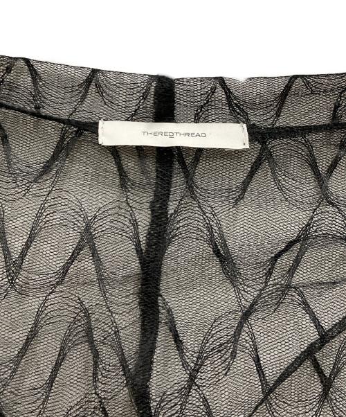 THEREDTHREAD（ザレッドスレッド）THEREDTHREAD (ザレッドスレッド) S cross hoodie curve ブラック サイズ:Freeの古着・服飾アイテム