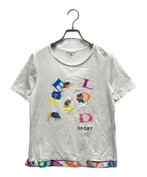 LEONARD（レオナール）LEONARD (レオナール) ロゴカットソー ホワイト サイズ:40の古着・服飾アイテム