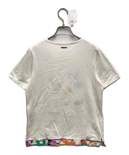 LEONARD（レオナール）LEONARD (レオナール) ロゴカットソー ホワイト サイズ:40の古着・服飾アイテム