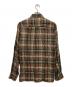 McGREGOR (マクレガー) コットンチェックシャツ ブラウン サイズ:39：7000円