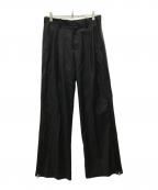 HELMUT LANGヘルムートラング）の古着「zip-detail pleated trousers」｜ブラック