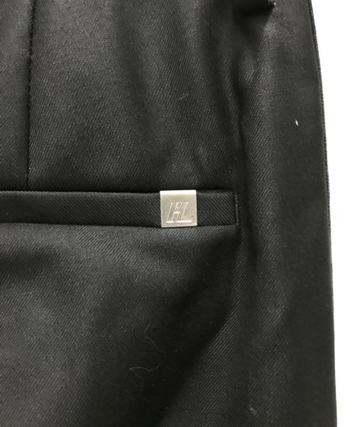 HELMUT LANG（ヘルムートラング）HELMUT LANG (ヘルムートラング) zip-detail pleated trousers ブラック サイズ:71cm (W28の古着・服飾アイテム