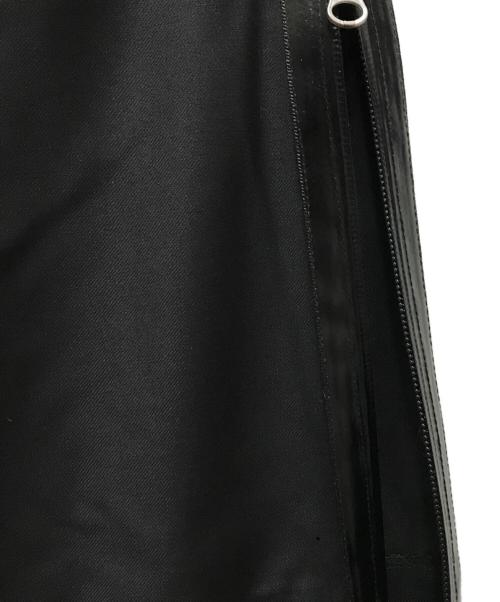 HELMUT LANG（ヘルムートラング）HELMUT LANG (ヘルムートラング) zip-detail pleated trousers ブラック サイズ:71cm (W28の古着・服飾アイテム