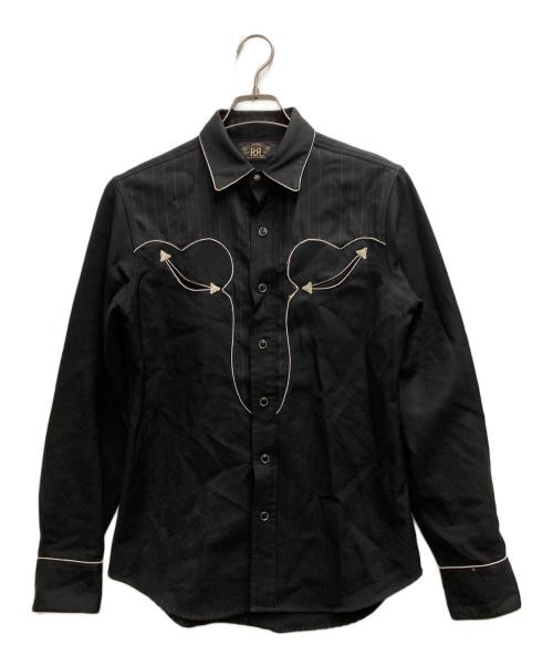 RRL（ダブルアールエル）RRL (ダブルアールエル) ウエスタンシャツ ブラック サイズ:Sの古着・服飾アイテム