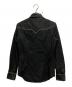RRL (ダブルアールエル) ウエスタンシャツ ブラック サイズ:S：13000円