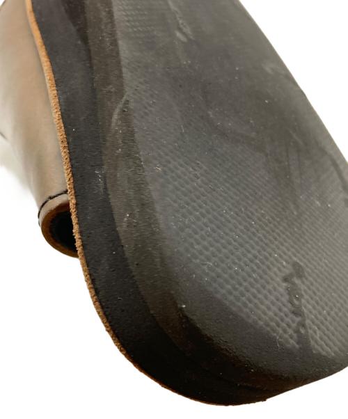 The Sandalman（ザサンダルマン）THE SANDALMAN (ザサンダルマン) レザーモンクサンダル ブラウン サイズ:7の古着・服飾アイテム