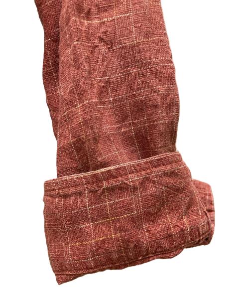 Patagonia（パタゴニア）Patagonia (パタゴニア) 00'S Plaid Hemp L/S Shirt レッド サイズ:Ｌの古着・服飾アイテム