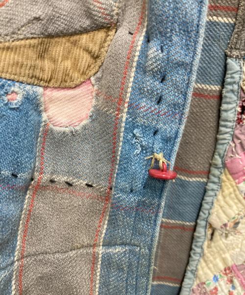 KAPITAL KOUNTRY（キャピタルカントリー）KAPITAL KOUNTRY (キャピタルカントリー) ボロチェックネルシャツ インディゴ サイズ:Ⅿの古着・服飾アイテム