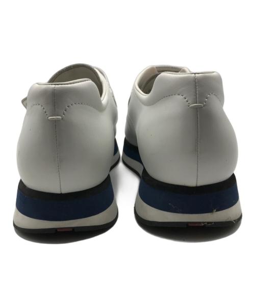 PRADA SPORTS（プラダスポーツ）PRADA SPORTS (プラダスポーツ) レザーベルクロスニーカー ホワイト サイズ:40の古着・服飾アイテム
