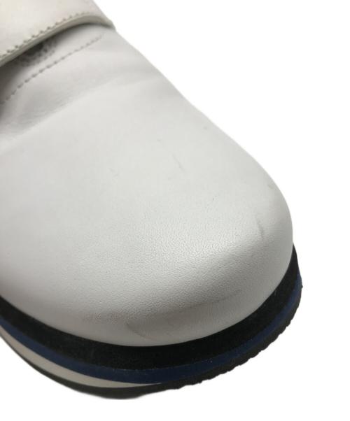 PRADA SPORTS（プラダスポーツ）PRADA SPORTS (プラダスポーツ) レザーベルクロスニーカー ホワイト サイズ:40の古着・服飾アイテム