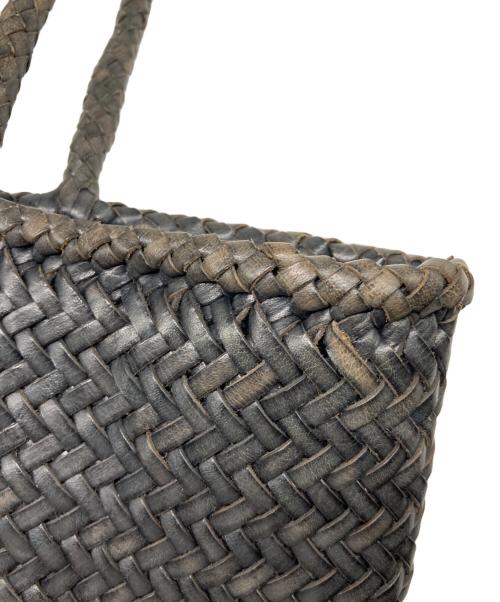 SAINT CHRISTOPHER（セント クリストファー）SAINT CHRISTOPHER (セント クリストファー) 編み込みトートバッグ ブラックの古着・服飾アイテム