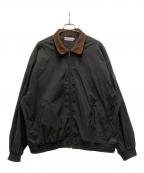EVISENエビセン）の古着「ハーフムーンポケットナイロンブルゾン」｜ブラック