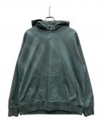 AURALEEオーラリー）の古着「ORGANIC COTTON GRADATION SWEAT PARKA」｜ブルー