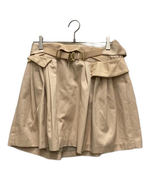 UNDERCOVER（アンダーカバー）UNDERCOVER (アンダーカバー) カマーベルト付き スカート ベージュ サイズ:2の古着・服飾アイテム
