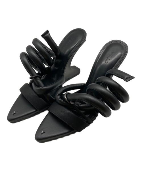 YELLO（イエロ）YELLO (イエロー) helix sandal ブラック サイズ:不明の古着・服飾アイテム