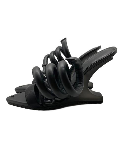 YELLO（イエロ）YELLO (イエロー) helix sandal ブラック サイズ:不明の古着・服飾アイテム