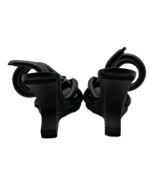 YELLO（イエロ）YELLO (イエロー) helix sandal ブラック サイズ:不明の古着・服飾アイテム