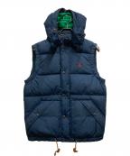 POLO RALPH LAURENポロ・ラルフローレン）の古着「ダウンベスト」｜ネイビー