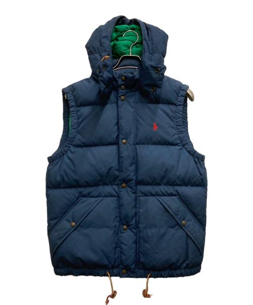 POLO RALPH LAUREN（ポロ・ラルフローレン）POLO RALPH LAUREN (ポロ・ラルフローレン) ダウンベスト ネイビー サイズ:Sの古着・服飾アイテム