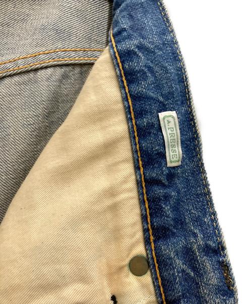 A.PRESSE（アプレッセ）A.PRESSE (アプレッセ) Washed Denim Wide Pants インディゴ サイズ:34の古着・服飾アイテム