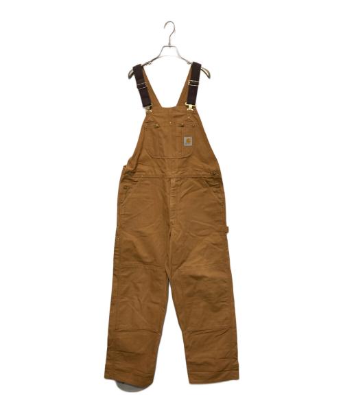 CarHartt（カーハート）CarHartt (カーハート) ダックオーバーオール ブラウン サイズ:96cm (38ｘ30)の古着・服飾アイテム