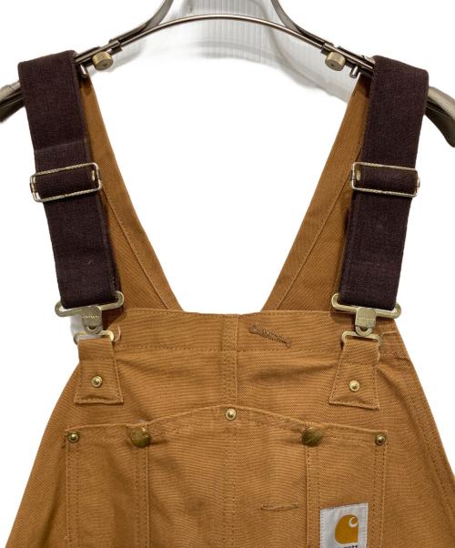 CarHartt（カーハート）CarHartt (カーハート) ダックオーバーオール ブラウン サイズ:96cm (38ｘ30)の古着・服飾アイテム